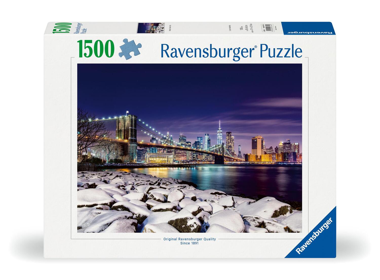 Cover: 4005555007340 | Ravensburger Puzzle 12000734 - Winter in New York - 1500 Teile...