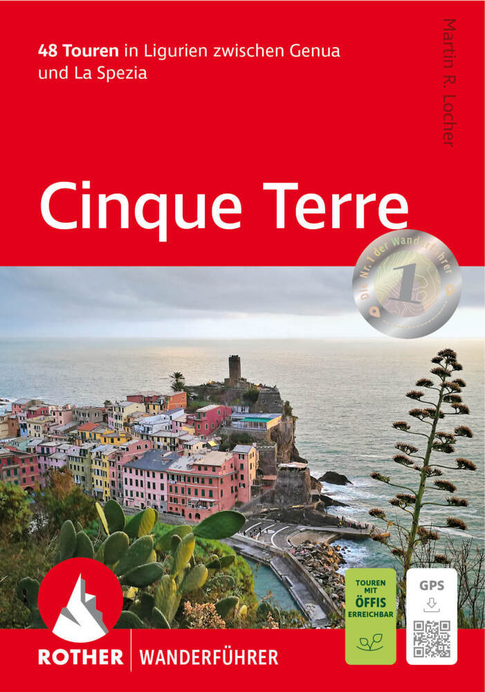 Cover: 9783763341641 | Rother Wanderführer Cinque Terre | Martin R. Locher | Taschenbuch