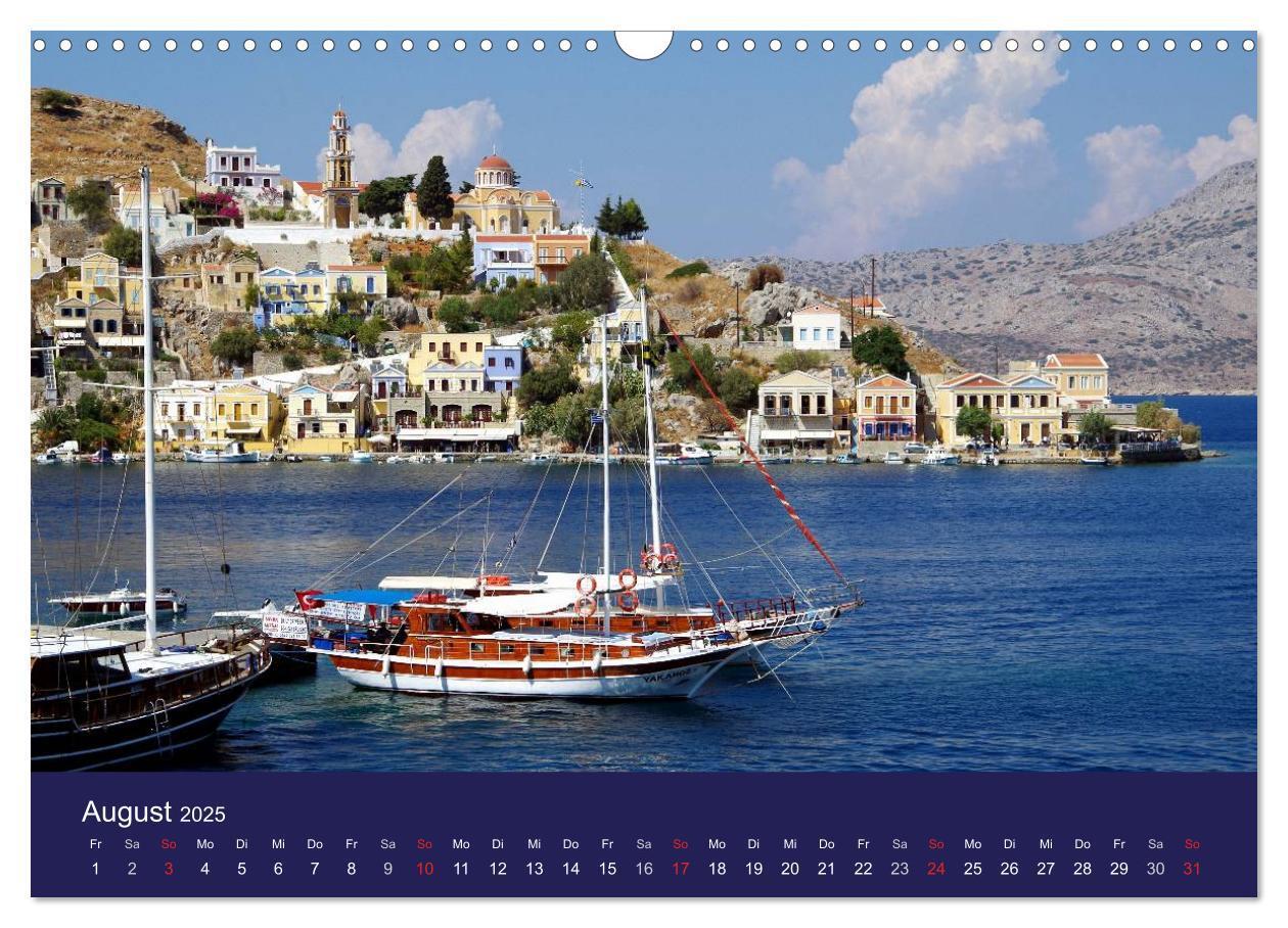 Bild: 9783435668441 | Rhodos mit Lindos und Symi (Wandkalender 2025 DIN A3 quer),...