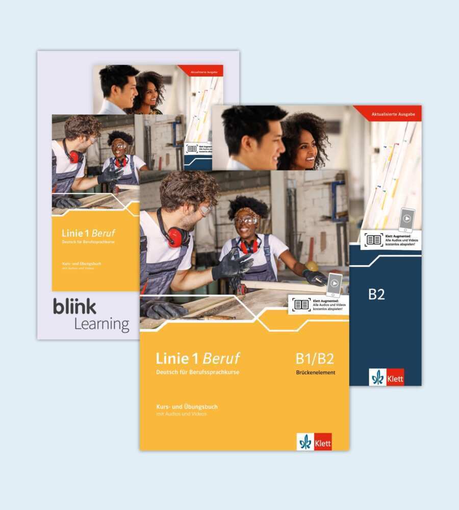 Cover: 9783126072694 | Linie 1 Beruf B1/B2 und B2 - Media Bundle BlinkLearning, m. 1 Beilage