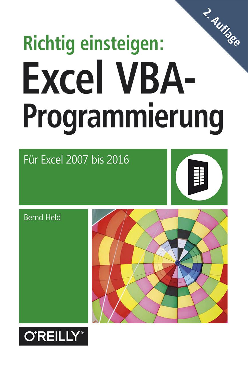 Cover: 9783960090038 | Richtig einsteigen: Excel-VBA-Programmierung | Bernd Held | Buch | XII