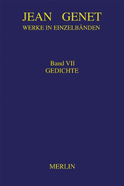 Cover: 9783875362367 | Werke in Einzelbänden 7. Gedichte | Jean Genet | Buch | 200 S. | 2019