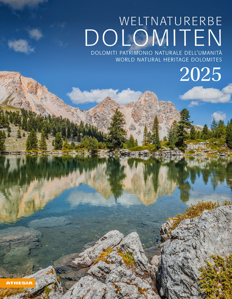 Cover: 9788868397395 | Weltnaturerbe Dolomiten Kalender 2025 | Athesia-Tappeiner Verlag