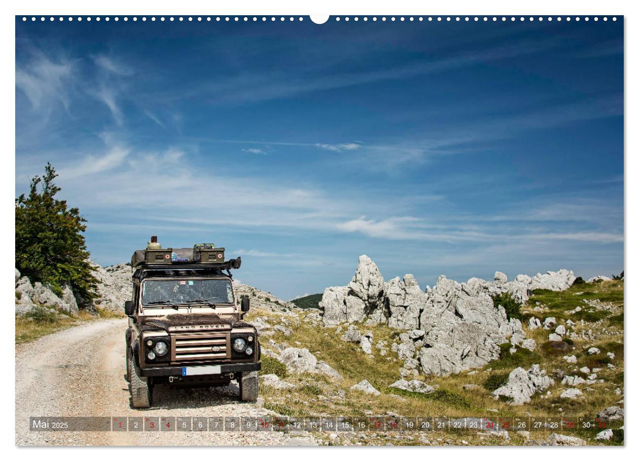 Bild: 9783435396443 | Mit dem 4x4 durch Europa (hochwertiger Premium Wandkalender 2025...