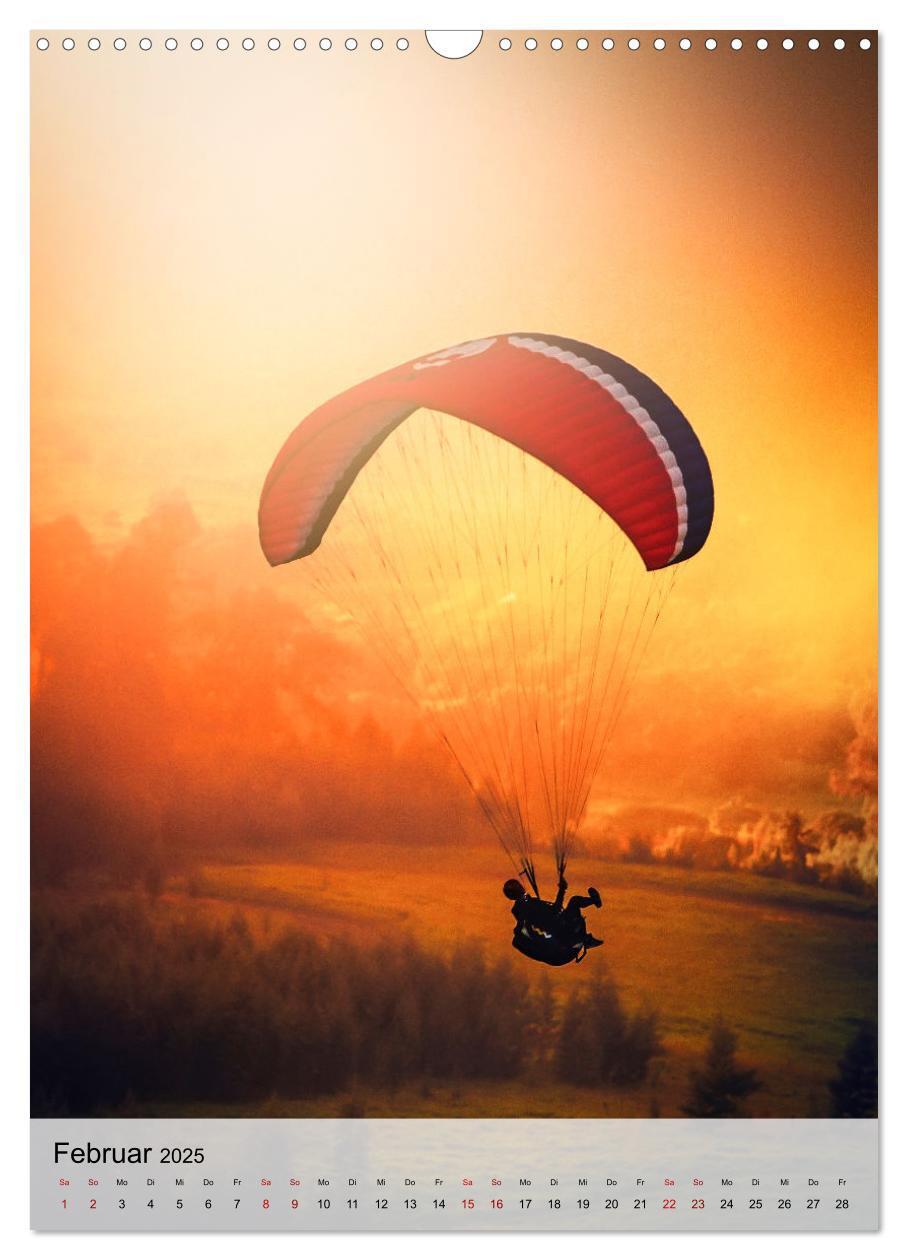 Bild: 9783435931422 | Paragliding - einfach Spaß (Wandkalender 2025 DIN A3 hoch),...