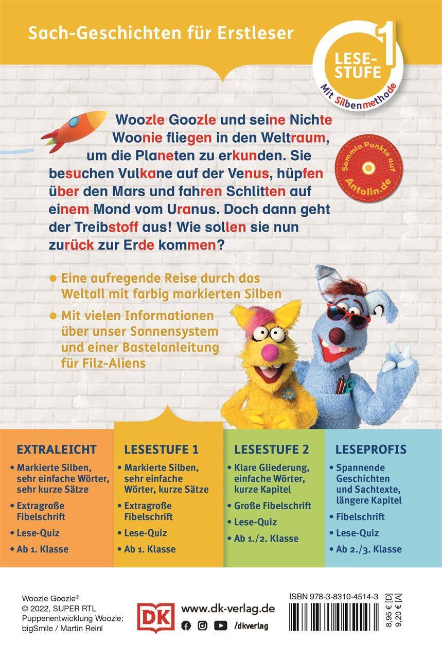 Rückseite: 9783831045143 | SUPERLESER! Woozle Goozle Weltraum-Abenteuer | Buch | SUPERLESER!