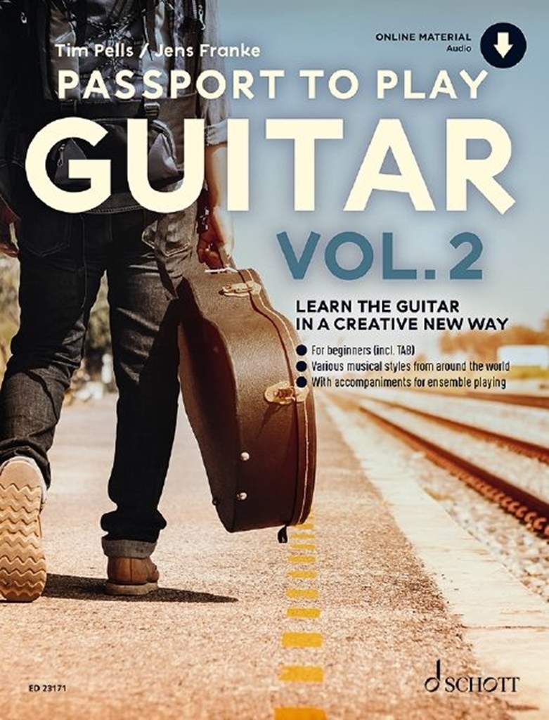 Cover: 9790001207997 | Passport To Play Guitar Vol. 2 Band 2 | Jens Franke (u. a.) | Englisch