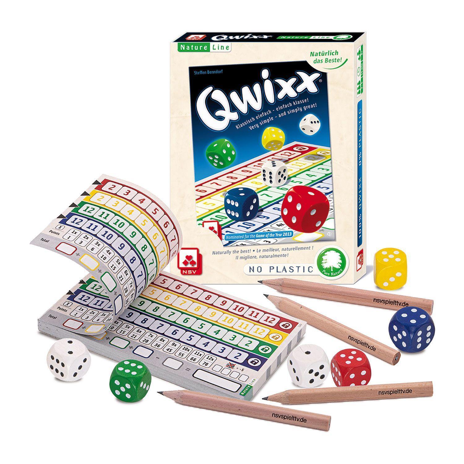 Bild: 4012426830006 | Qwixx - Natureline | Nürnberger Spielkarten Verlag | Spiel | 22599248