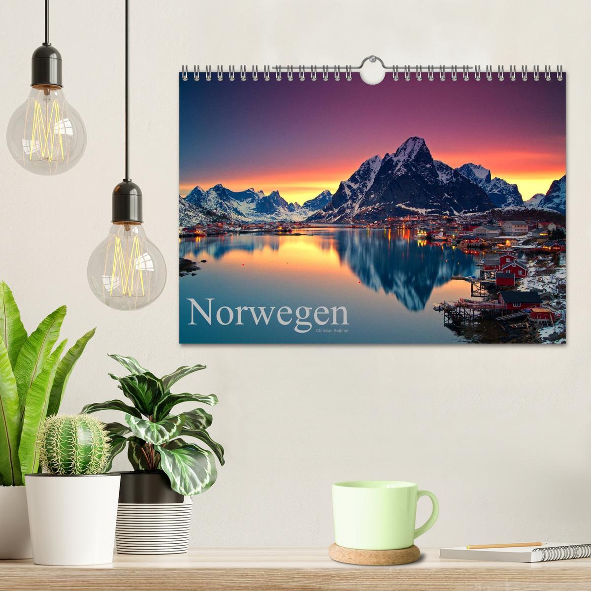 Bild: 9783435802395 | Norwegen (Wandkalender 2025 DIN A4 quer), CALVENDO Monatskalender