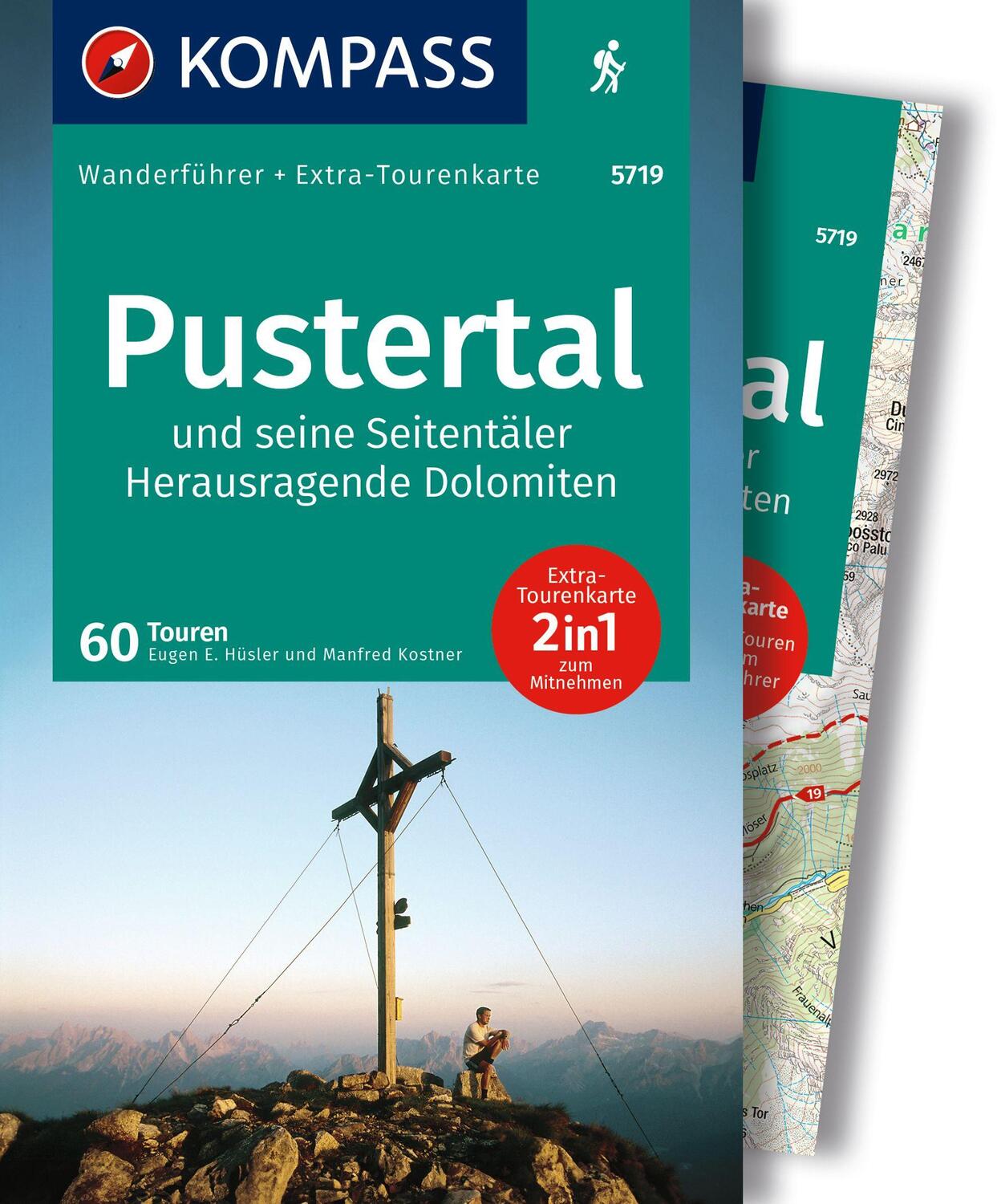 Cover: 9783991540823 | KOMPASS Wanderführer Pustertal und seine Seitentäler, Herausragende...