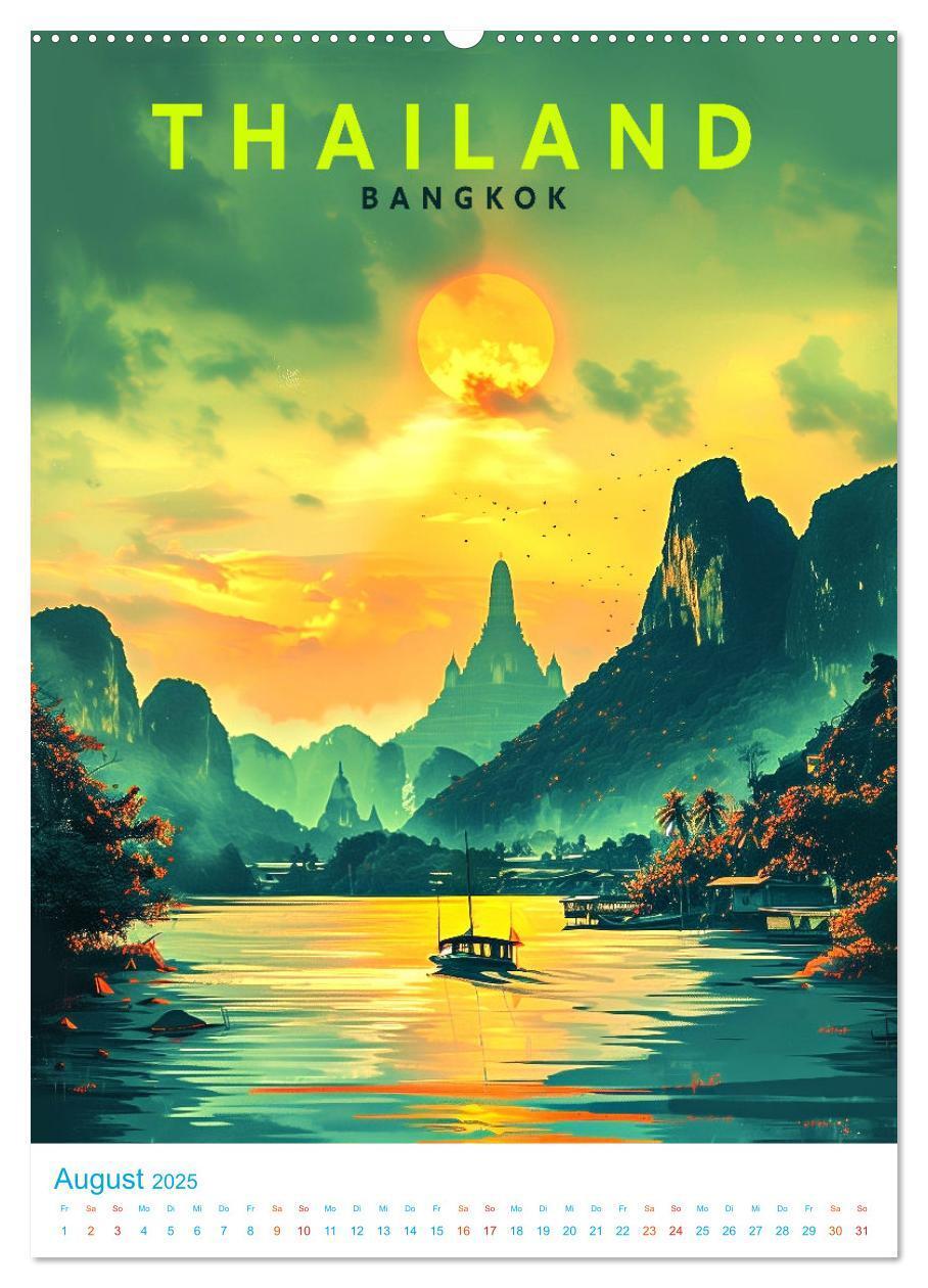 Bild: 9783435689484 | Thailand - Old School Poster Style (hochwertiger Premium...