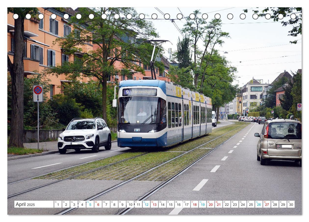 Bild: 9783457200469 | Die Zürcher Tram (Tischkalender 2025 DIN A5 quer), CALVENDO...