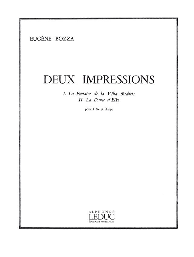 Cover: 9790046236471 | 2 Impressions | Eugène Bozza | Partitur | Alphonse Leduc