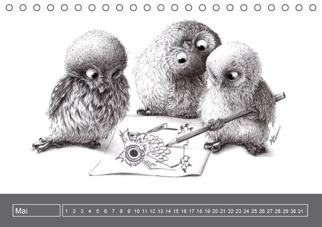 Bild: 9783660202403 | owls & friends Immerwährender Kalender (Tischkalender immerwährend...