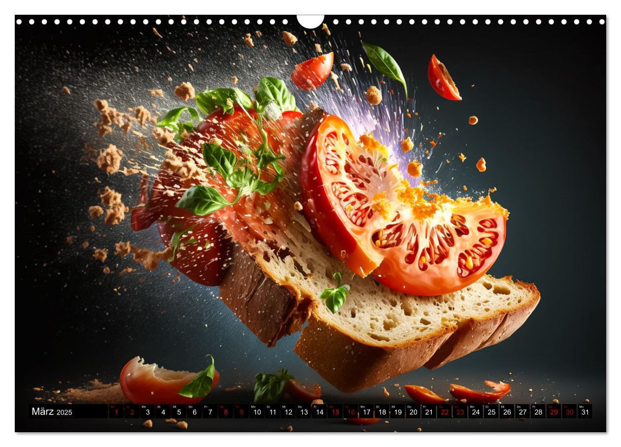 Bild: 9783383904288 | Italienische Gerichte (Wandkalender 2025 DIN A3 quer), CALVENDO...