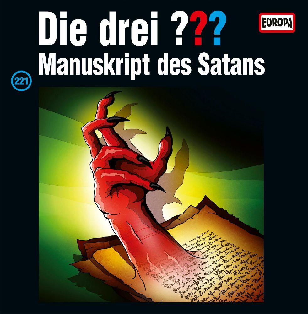 Cover: 196587411213 | Die drei ??? - Manuskript des Satans, 2 Schallplatte | Deutsch | 2023