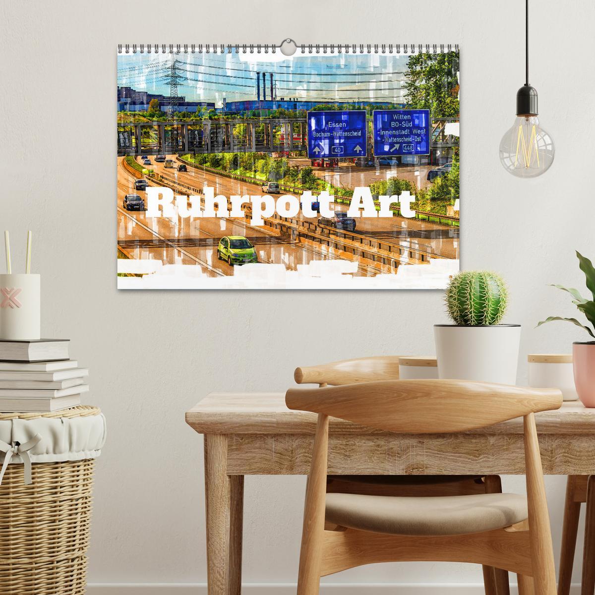 Bild: 9783457224854 | Ruhrpott Art (Wandkalender 2025 DIN A3 quer), CALVENDO Monatskalender