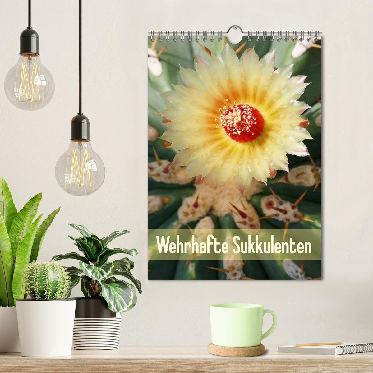 Bild: 9783435969951 | Wehrhafte Sukkulenten (Wandkalender 2025 DIN A4 hoch), CALVENDO...