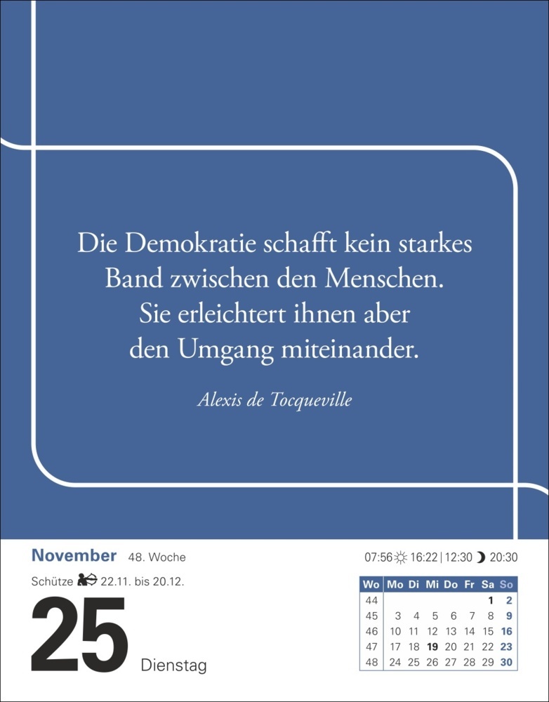 Bild: 9783840033599 | Zitate Tagesabreißkalender 2025 | Berthold Budde | Kalender | Geblockt