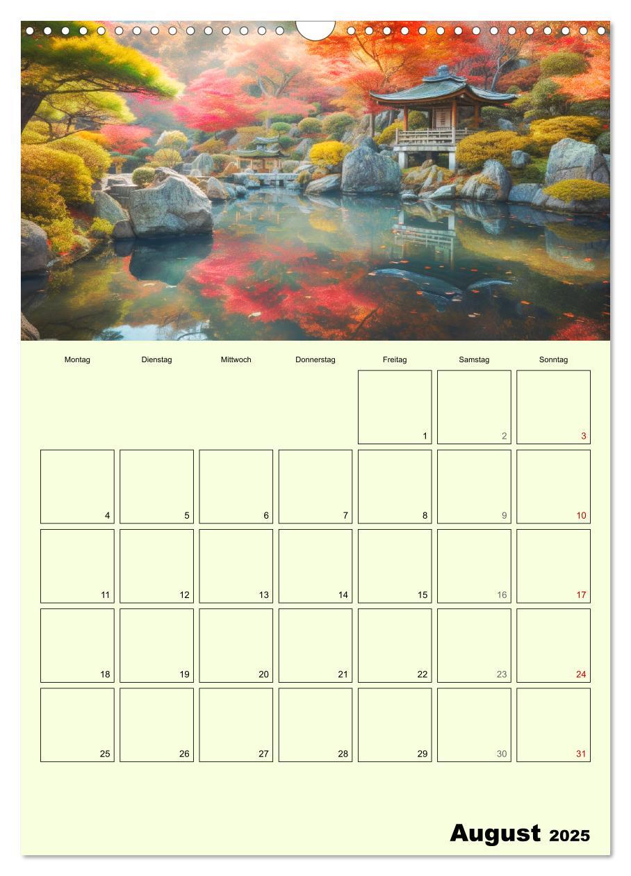 Bild: 9783435869381 | Im japanischen Garten. Zauberhafte Illustrationen (Wandkalender...