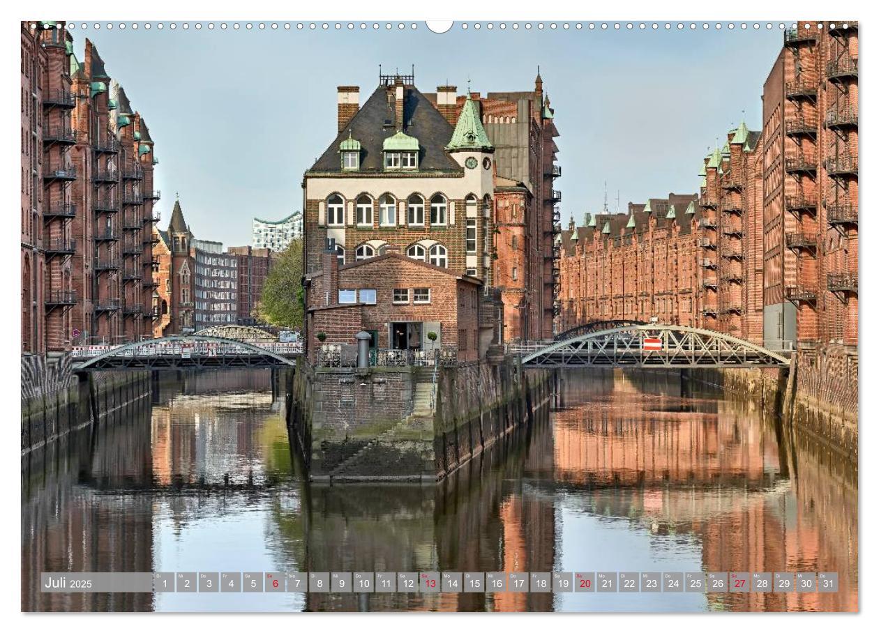 Bild: 9783435508426 | Hamburg Stadt an der Alster und Elbe (Wandkalender 2025 DIN A2...