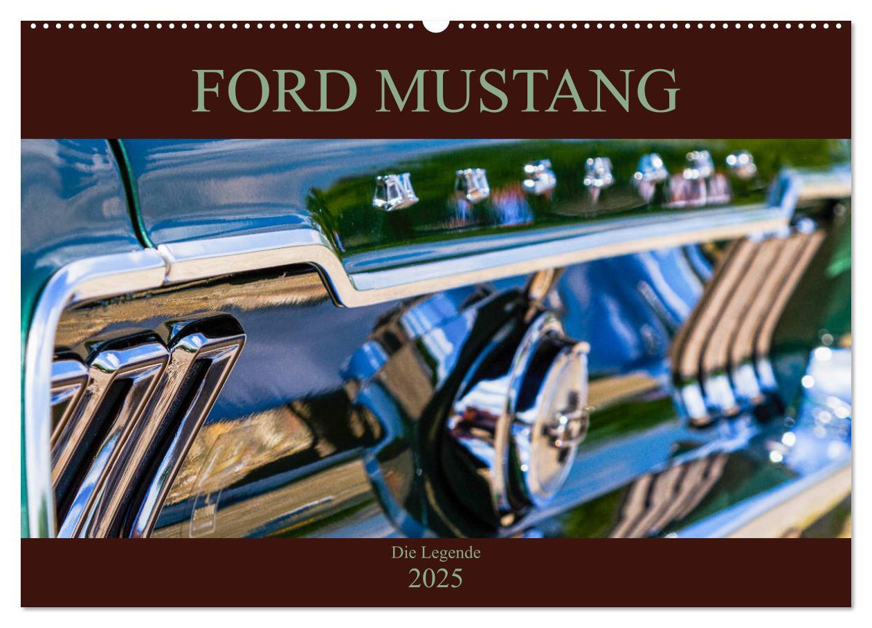 Cover: 9783435334728 | Ford Mustang - Die Legende (Wandkalender 2025 DIN A2 quer),...