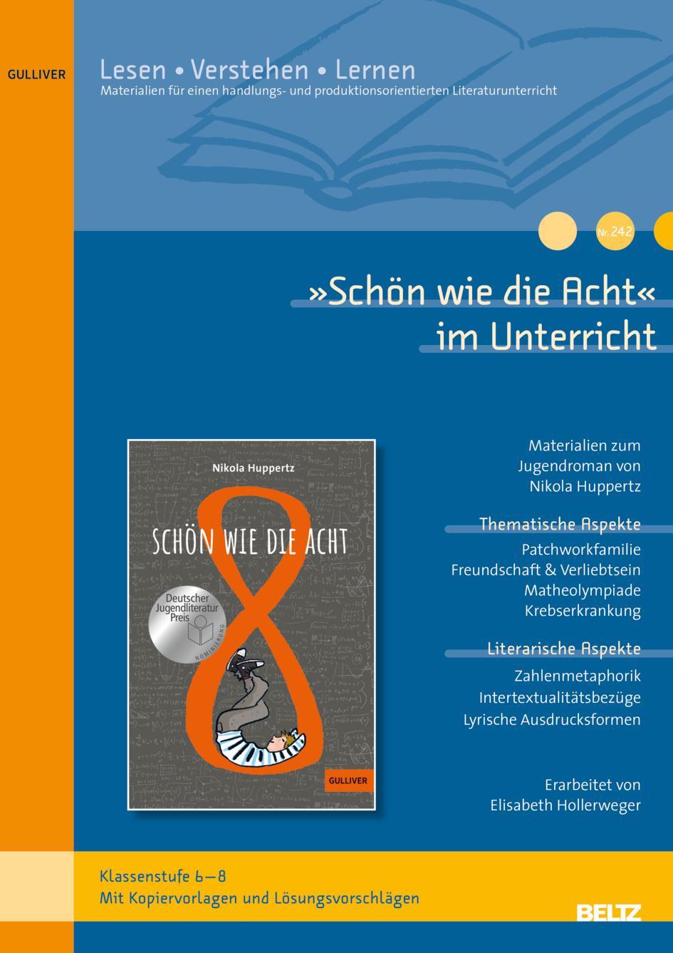 Cover: 9783407824301 | »Schön wie die Acht« im Unterricht | Elisabeth Hollerweger | Broschüre