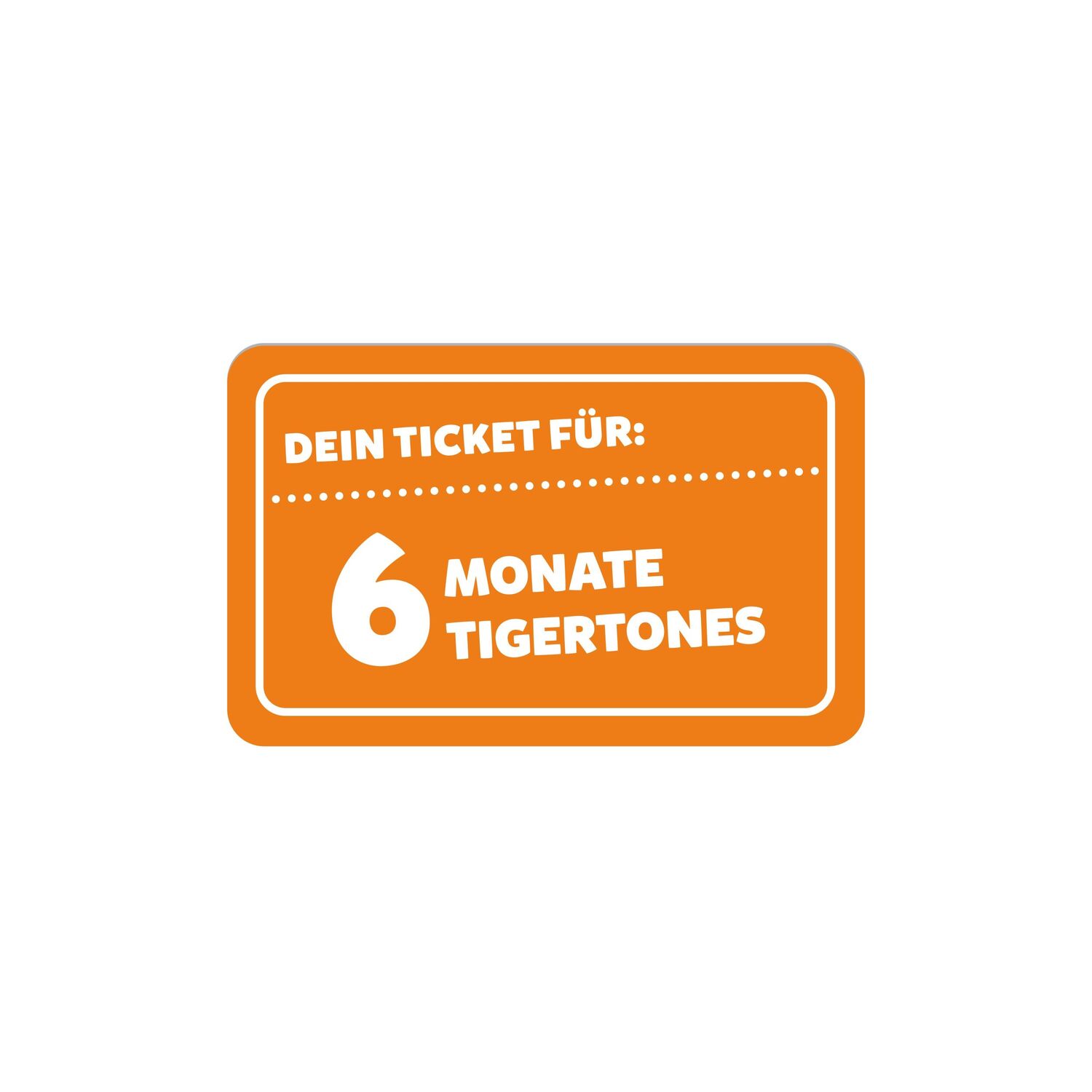 Bild: 4260535486045 | tigermedia tigertones-Ticket NEU 6 Monate Streaming für tigerbox TOUCH