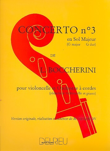 Cover: 9790231705560 | Concerto sol majeur no.3 pour vio- loncelle et orch. a cordes pour...