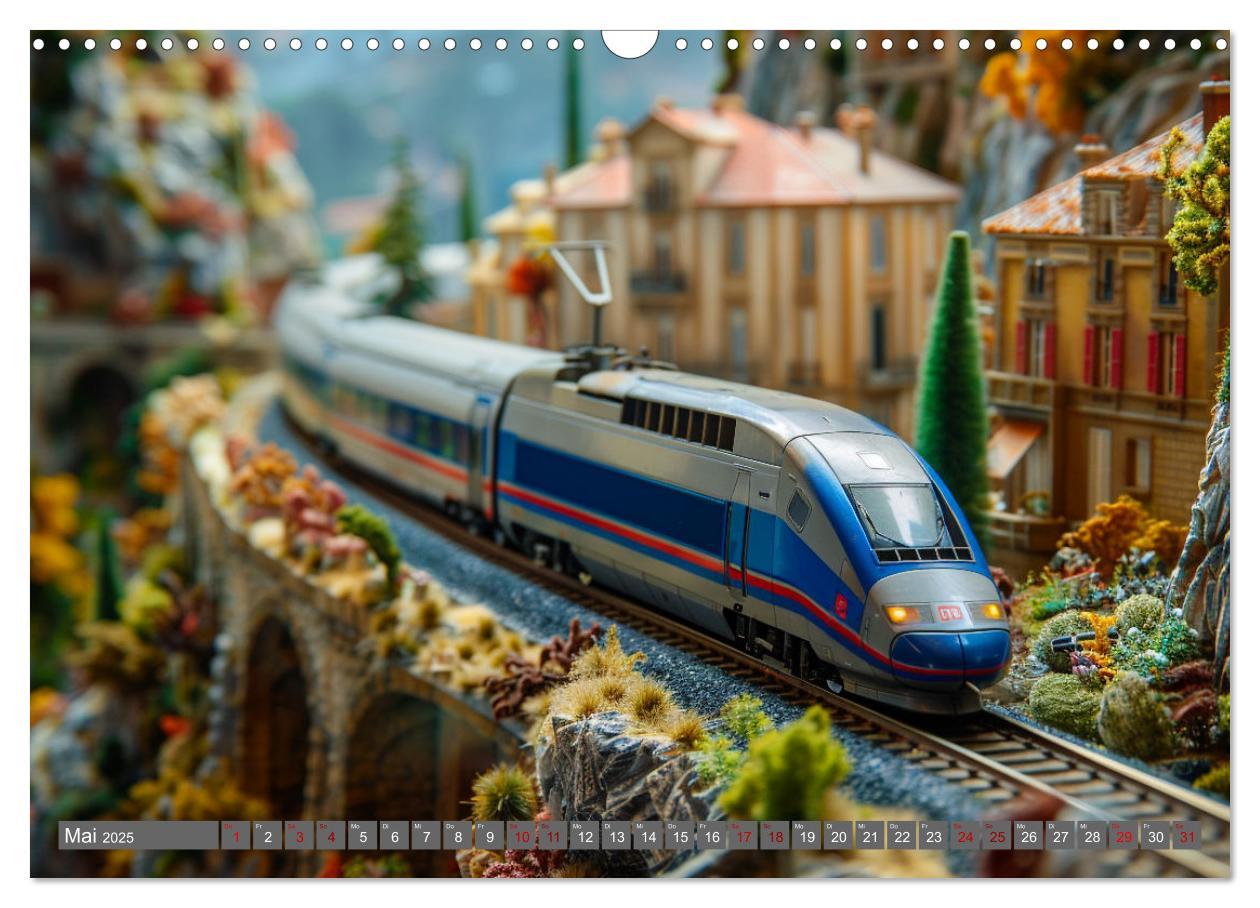 Bild: 9783435379293 | Modelleisenbahnen sind cool (Wandkalender 2025 DIN A3 quer),...