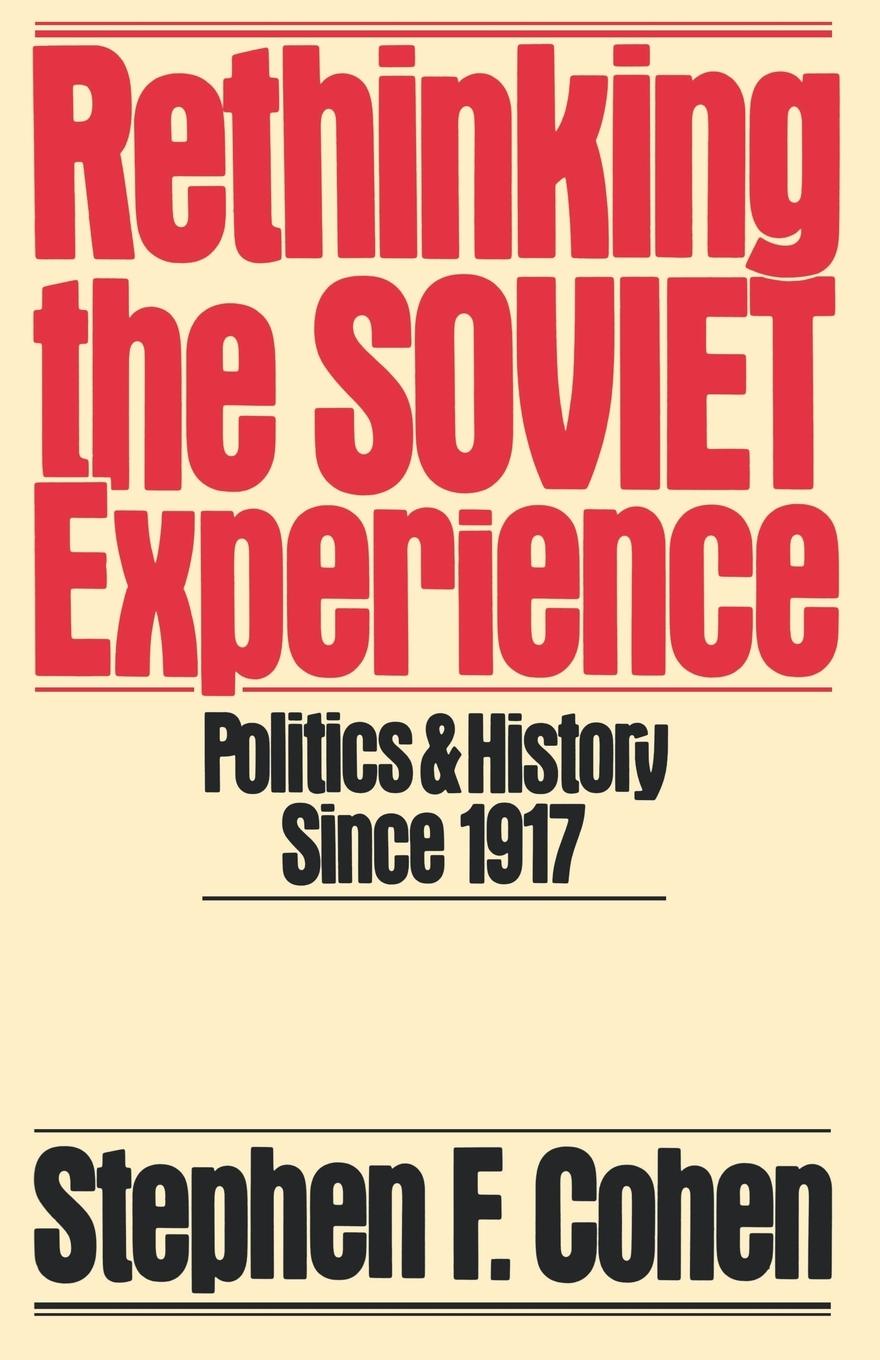 Cover: 9780195040166 | Rethinking the Soviet Experience | Politics and History Since 1917