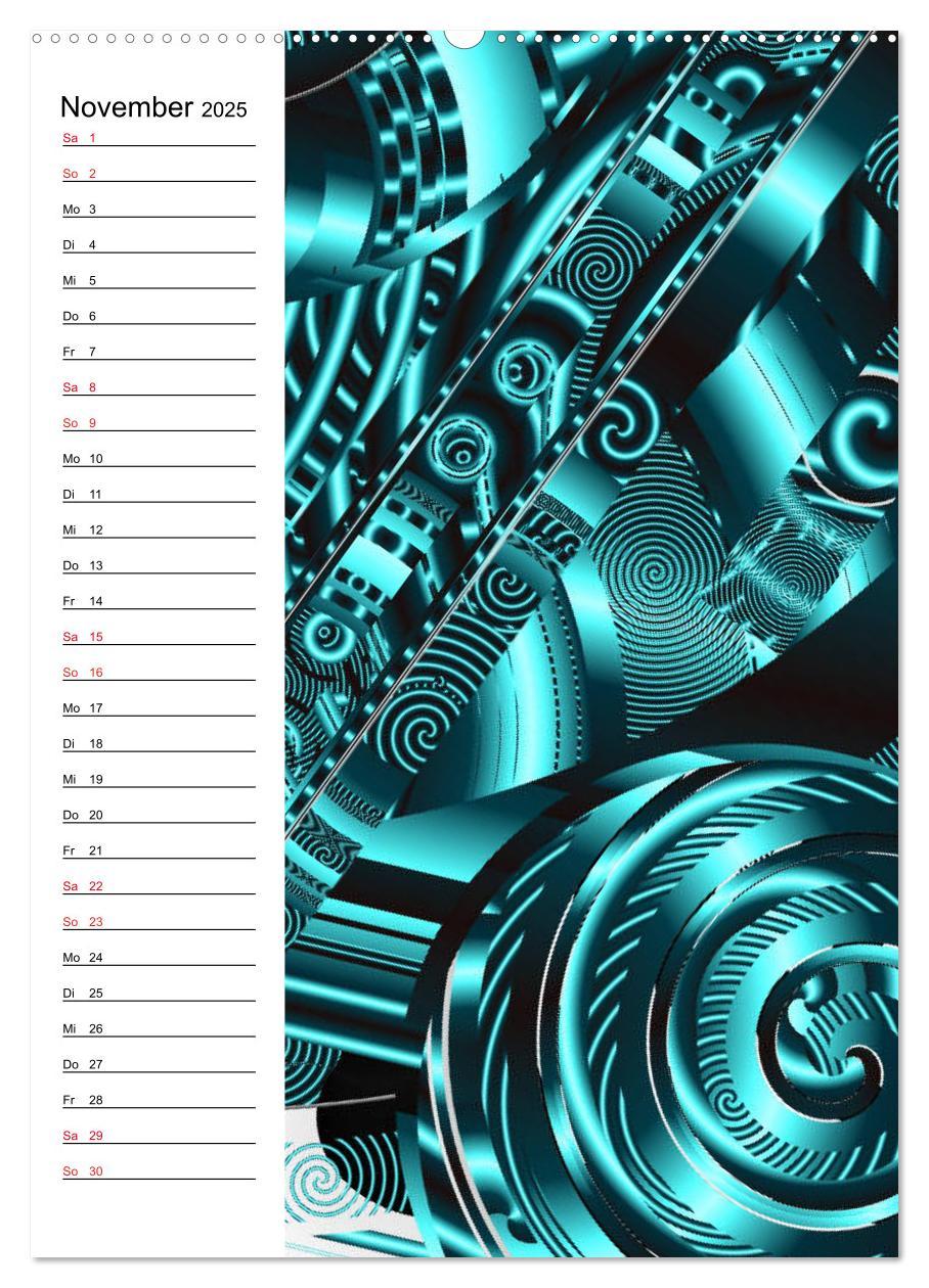 Bild: 9783435935680 | Geometrische Raumeindrücke Planer (Wandkalender 2025 DIN A2 hoch),...