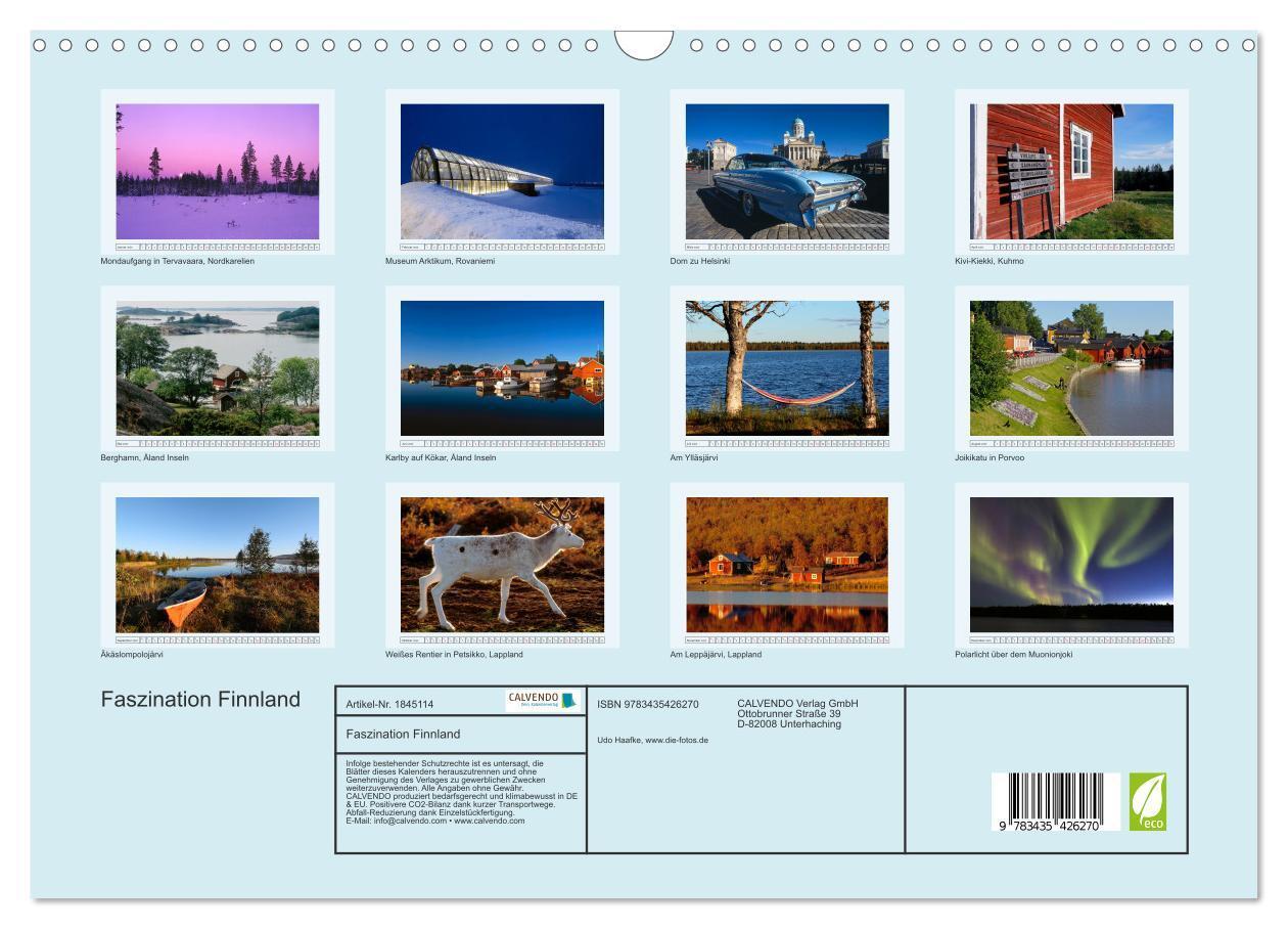 Bild: 9783435426270 | Faszination Finnland (Wandkalender 2025 DIN A3 quer), CALVENDO...