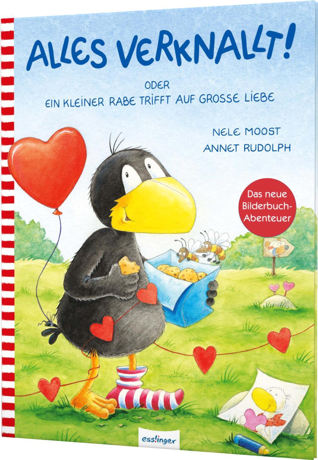 Cover: 9783480233274 | Der kleine Rabe Socke: Alles verknallt! oder Ein kleiner Rabe...