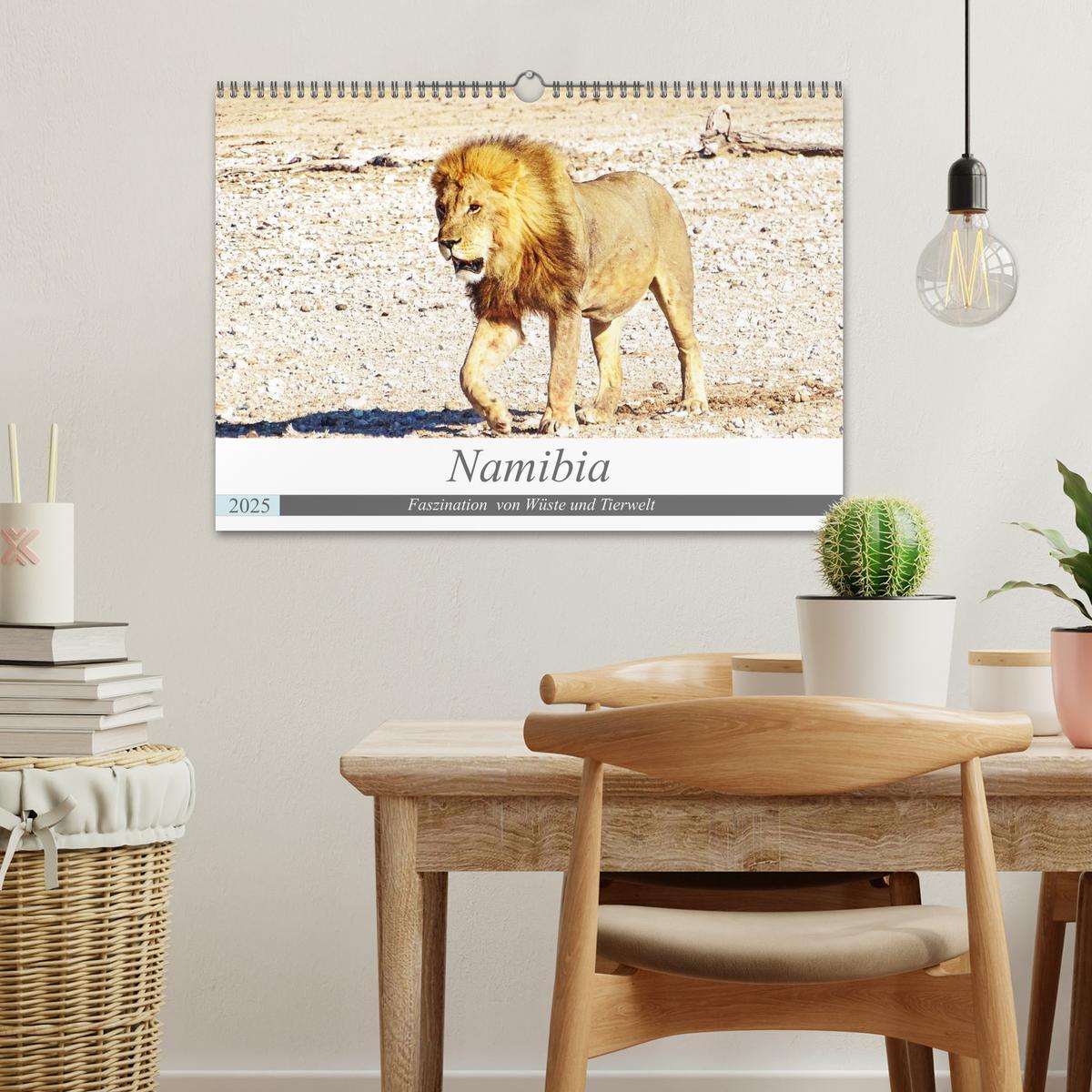 Bild: 9783435221950 | Namibia, Faszination Wüste und Tierwelt (Wandkalender 2025 DIN A3...