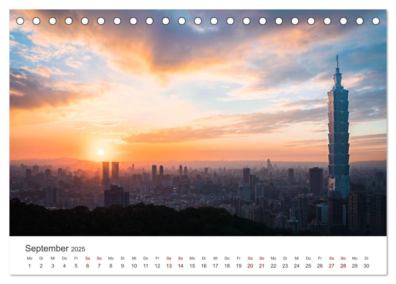 Bild: 9783435004027 | Taiwan - Die wundervolle Insel in Asien. (Tischkalender 2025 DIN A5...