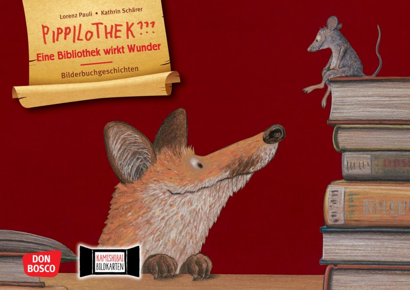 Cover: 4260179517976 | Pippilothek??? Eine Bibliothek wirkt Wunder. Kamishibai Bildkartenset