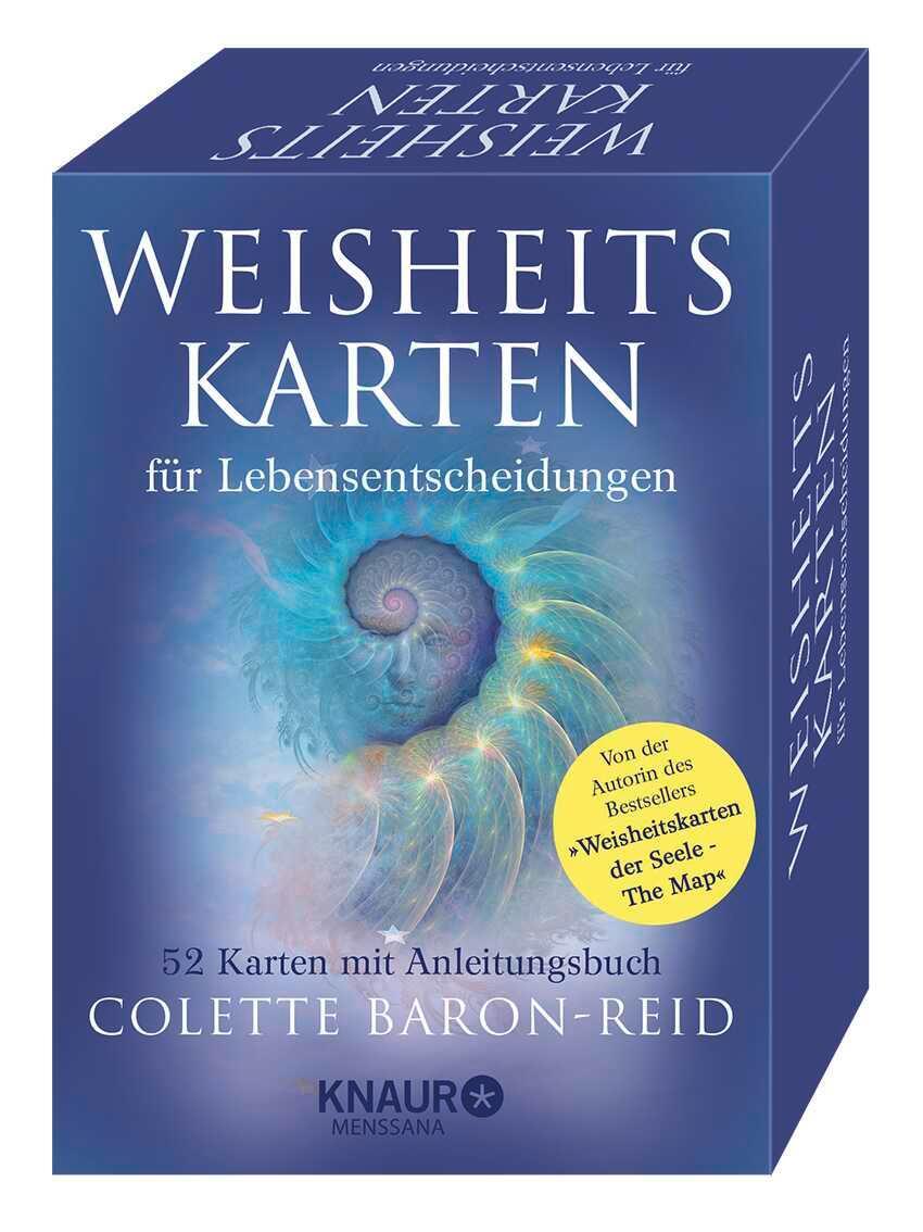 Cover: 9783426657942 | Weisheitskarten für Lebensentscheidungen | Colette Baron-Reid | Buch