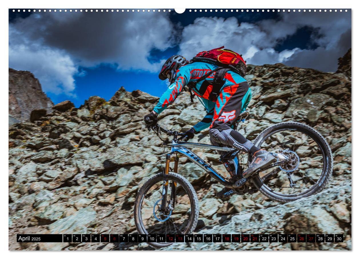 Bild: 9783435433452 | Downhill Action (Wandkalender 2025 DIN A2 quer), CALVENDO...