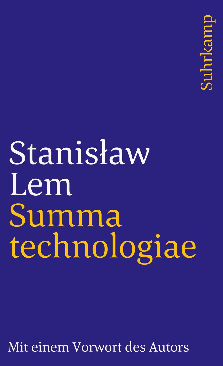 Cover: 9783518371787 | Summa technologiae | Stanislaw Lem | Taschenbuch | 661 S. | Deutsch