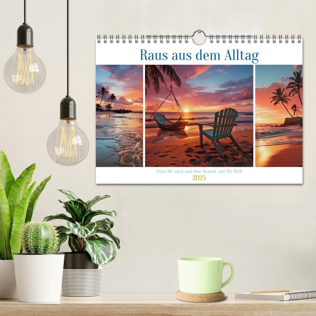 Bild: 9783383858451 | Raus aus dem Alltag (Wandkalender 2025 DIN A4 quer), CALVENDO...