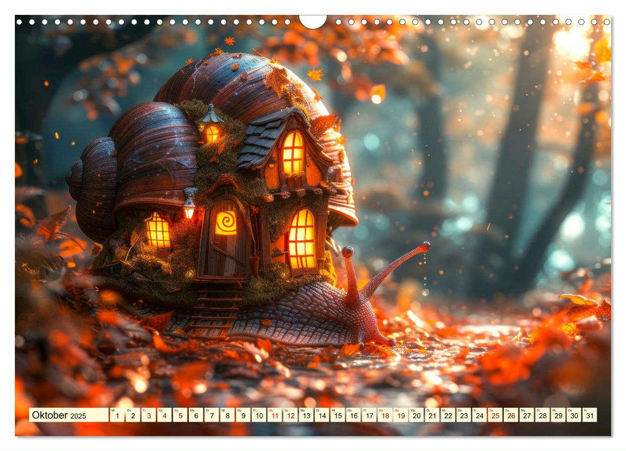 Bild: 9783383792588 | My home is my castle - flotte Schnecken unterwegs (Wandkalender...