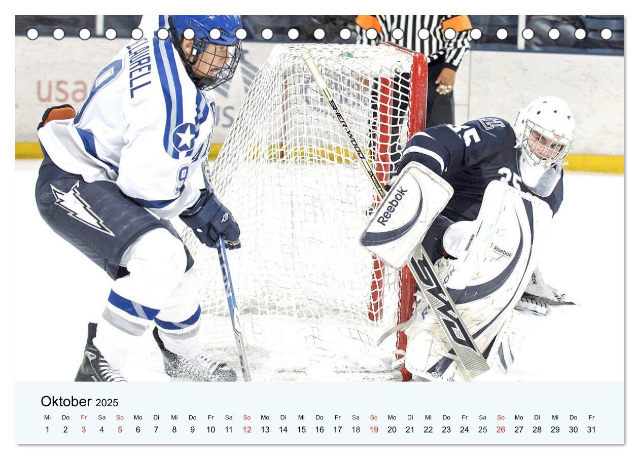 Bild: 9783435178872 | Eishockey. Dynamik, Athletik und Präzision! (Tischkalender 2025 DIN...