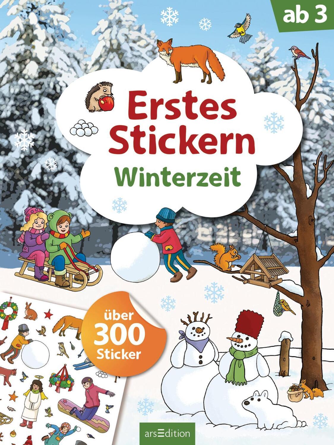 Bild: 9783845844909 | Erstes Stickern - Winterzeit | Über 300 Sticker | Taschenbuch | 40 S.