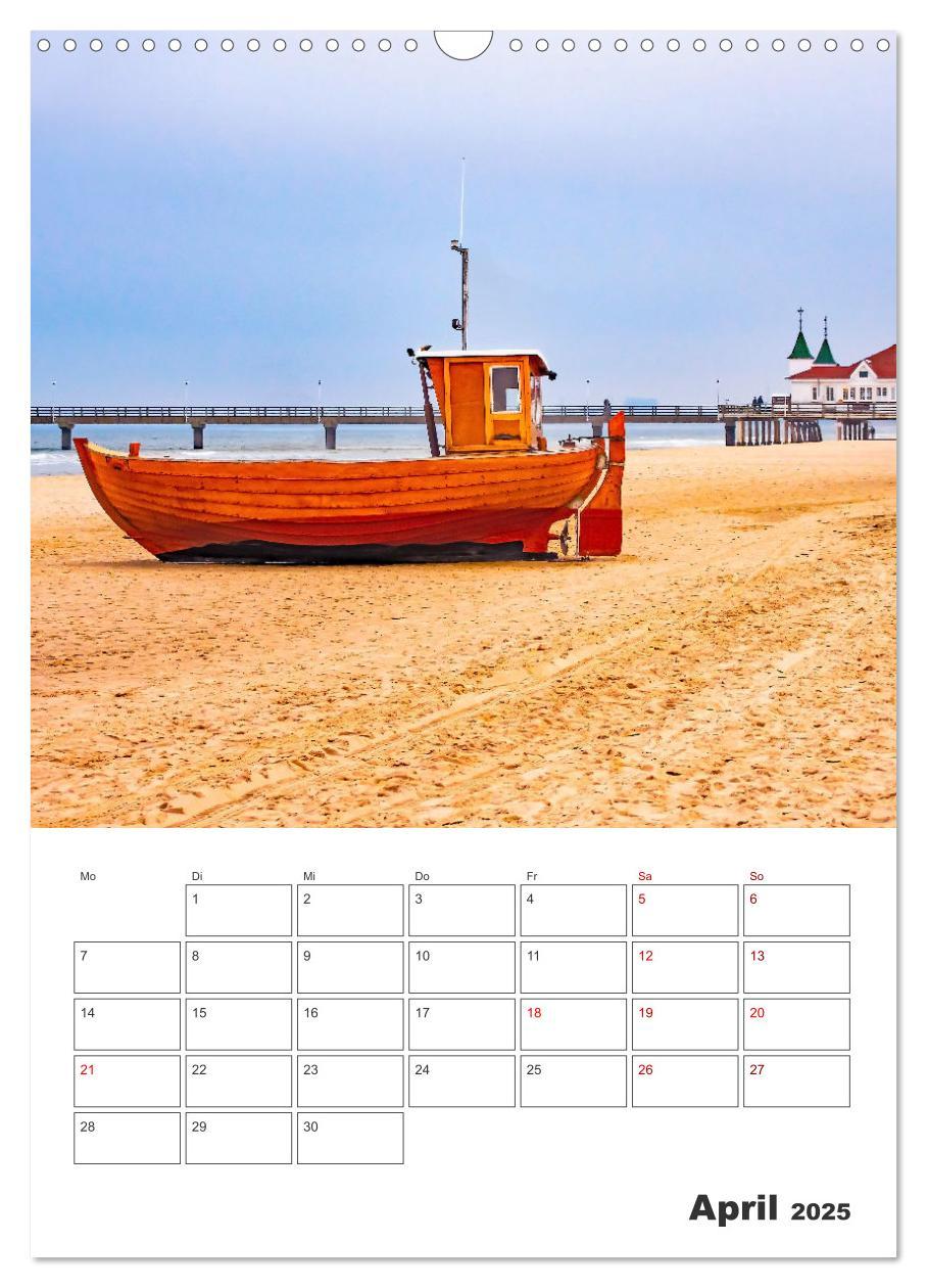 Bild: 9783435918232 | Usedom - Terminplaner (Wandkalender 2025 DIN A3 hoch), CALVENDO...