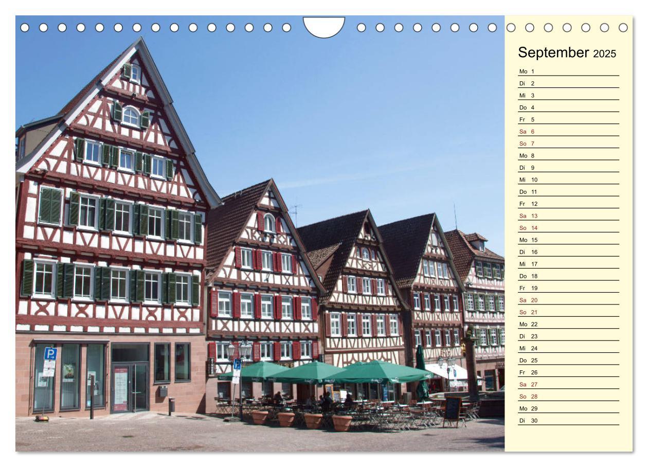 Bild: 9783435285921 | Calw erleben (Wandkalender 2025 DIN A4 quer), CALVENDO Monatskalender