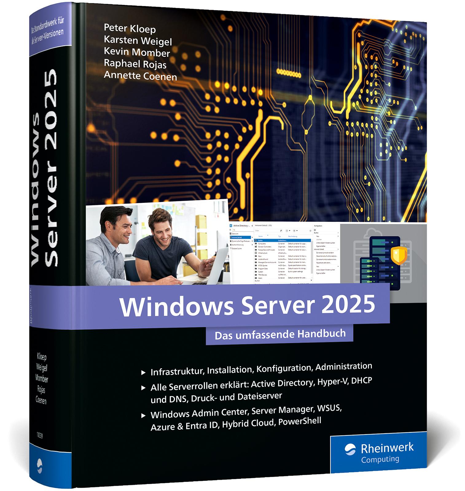 Cover: 9783367103393 | Windows Server 2025 | Peter Kloep (u. a.) | Buch | 1322 S. | Deutsch