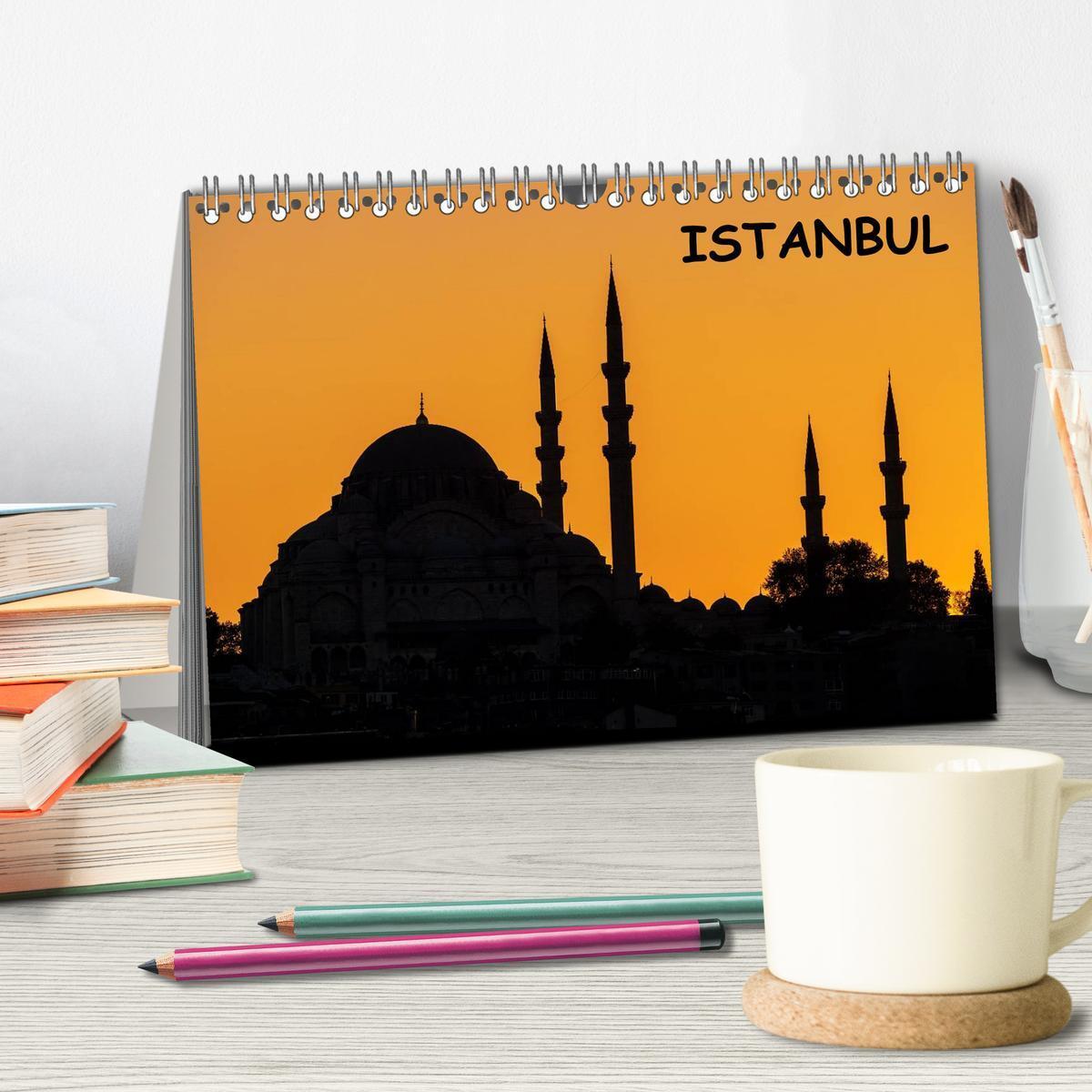 Bild: 9783435821891 | Istanbul (Tischkalender 2025 DIN A5 quer), CALVENDO Monatskalender