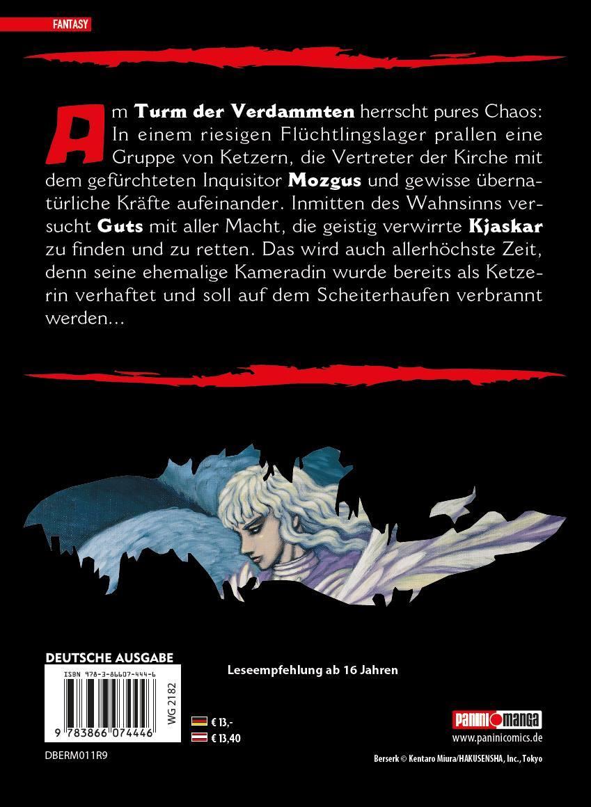 Rückseite: 9783866074446 | Berserk Max 11 | 2 Mangas in einem Band | Kentaro Miura | Taschenbuch