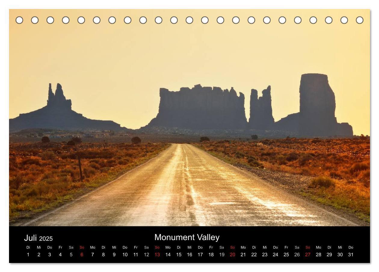 Bild: 9783435799435 | USA - Der Wilde Westen (Tischkalender 2025 DIN A5 quer), CALVENDO...